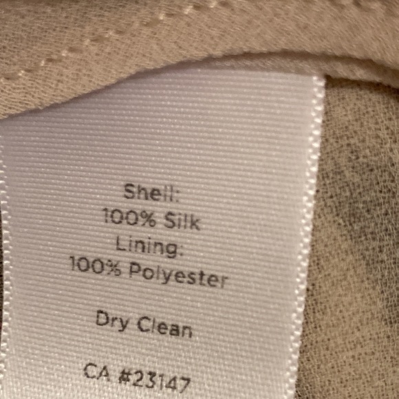 Talbots leopard sleeveless blouse bowtie cami 4P - Picture 12 of 16